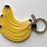 Coach Banana Bright Key Fob Key Chain, Y2K, Collectible Photo 0