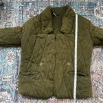 Free People Tawny Pillow Puffer Jacket Coat Washed Green Oversized Size Small Photo 10