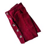 Chloe & Katie Corduroy Mini Skirt Medium Burgundy Front Pockets School W… Size undefined Photo 5