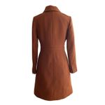 J.Crew  Lady Day Coat Redwood Size 2 Italian Wool Thinsulate Lined Rust Brown Photo 2