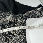 Ecote Black and White Geometric Print 3/4 Sleeve Dress Women’s Size Small Photo 8