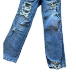 Judy Blue Trendy Distressed Medium Wash Straight Leg Jeans with Ripped Details Photo 4