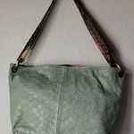 CECCONI PIERO Italy Leather Green Hand Bag Purse Photo 0