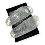 Coach | US 9 | Women's ULYSSA Transparent Logo Branded Jelly Sandal Pool Slides Photo 8