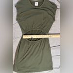 Aerie OFFLINE By Women’s Weekend Fleece Olive Cut Out Sleeveless Small Dress Photo 5