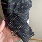 Amante clothing Striped Long Sleeve Turtleneck Top size small Black Photo 5