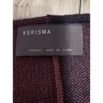 Kerisma Women M/L Open Front Red Wool Acrylic Blend Sweater Artsy Hi Low Cut Art Size undefined Photo 2