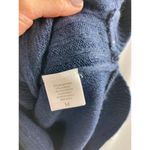 Como vintage NWT  Mock Neck Knit Sweater Navy Blue Medium Photo 2