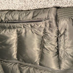 The North Face  Women's Olive Green Hooded Nuptse Vest 550 goose filled Photo 5