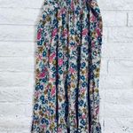 Joe Fresh Womens Medium  Floral Print Spaghetti Strap Maxi Dress size l-g Photo 8