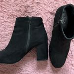 DSW Black Suede Ankle Boots Photo 0