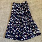 Pendleton Vintage 2PC Blue Floral Blouse and Skirt Set Photo 6