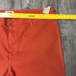 Madewell  Slim Emmett Wide-Leg Crop Pants Plus Size  37P NEW Orange/Rust Pockets Photo 6