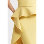 Chiara Boni  La Petite Robe Eliska Ruffle Strapless Gown Soleil Size IT 50/ US 14 Photo 10