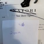 Natori Fan Sheer Tights Black Size Medium 2 Pair Pack Photo 7