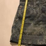 Miss Me  Blue Lace Print Floral Pattern Boho Denim Jean Shorts TP4480H size 27 Photo 1