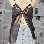 Seductive Wear by Cinema Exoile Black Sheer Lace Babydoll Cami Y2K Lingerie L Size L Photo 1