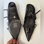 Proenza Schouler Tie-Detailed Leather Mules size 37 Photo 4