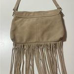 The Limited  Beige Fringe Shoulder Bag Photo 1