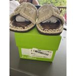 Sam Edelman  Women's Fitz Flat‎ Sandal Beaded Size 7 Cream And White Photo 5