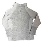 prAna  The Lucia Wool Women's Natural Cream Sweater Button Accents Size M Photo 5