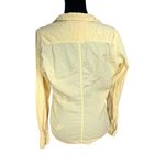Frank & Eileen  Barry Tailored Button-Up Shirt Blouse Yellow Women's Size Medium Photo 3