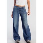 PacSun  Casey Low Rise Baggy Jeans Medium Indigo NWT Size 34 Photo 3