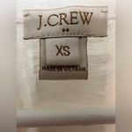 J.Crew  Women's White Textured Short Sleeve Top Photo 4