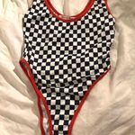 Better B. Checkered Bodysuit  Photo 0