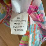 Lilly Pulitzer 100% Silk Sarina Racerback Tank Top in Scuba To Cuba size Small Photo 4