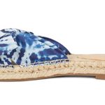 Nine West  Slide Sandals Espadrille Blue Tie Dye Blanche Size 10M New in Box Photo 3