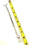 Silver tone locket charm bracelet Photo 4