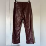 Loft  Women's Boot Cut Leather Jeans - Deep Brown Photo 1