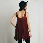 Free People Beaded for Days Sheer Tunic Top Size Xsmall Photo 1