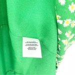 WAYF ‎ Floral Slit Leg Midi Dress M Green Photo 5