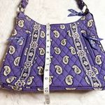 Vera Bradley  Simply Violet Purple Paisley Quilted Shoulder Bag Retired Pattern Photo 5