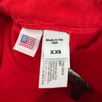 American Apparel  Button Down red Jean mini Skirt Photo 2