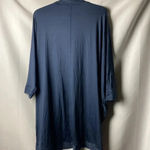 Cacique  WOMENS SIZE 18/20 NAVY NYLON SPANDEX SLEEP JACKET WITH POCKETS Photo 10