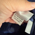 Nipon Boutique Asymmetrical Ruffle 1 Button Jacket & Wide Leg Pant Blue 10 Photo 3