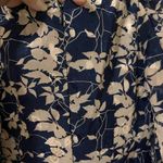 Petal and Pup  Navy Floral Ruffle Trim Mini Dress Sz 6 Photo 8