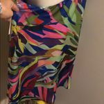 Gibson Latimer New  tropical oasis one shoulder top Photo 4