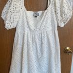 Tuckernuck White Eyelet Babydoll Dress Photo 0