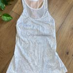 Lululemon  Mesh With Me Tank top Desert Snake White Silver Fox Photo 0