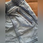 Aerie  Boardwalk Denim Blue Jean Women's Shorts Photo 3