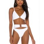 PilyQ New.  water lily high waist ring bikini bottom. Small. Retails $80 Photo 5