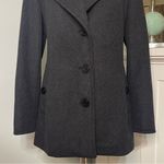 Calvin Klein Wool Cashmere Peacoat Gray Winter Dress Coat 4 Small Photo 4