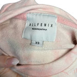 Allfenix Aryah Sweatshirt Pullover Long Sleeve Tie Dye Print Cotton Pink Size XS Photo 6