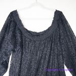 Free People New! One Party Carina Meadow Black Lace Mini Dress Bandeau , size M Photo 12