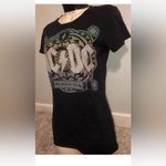 AC/DC Black vintage 2000  black ice shirt Sz Large‎ Burnwash semi sheer Photo 3
