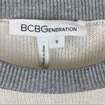 BCBGenerations Colorblock Light Weight Long Sleeve Knit Sweater S Photo 4